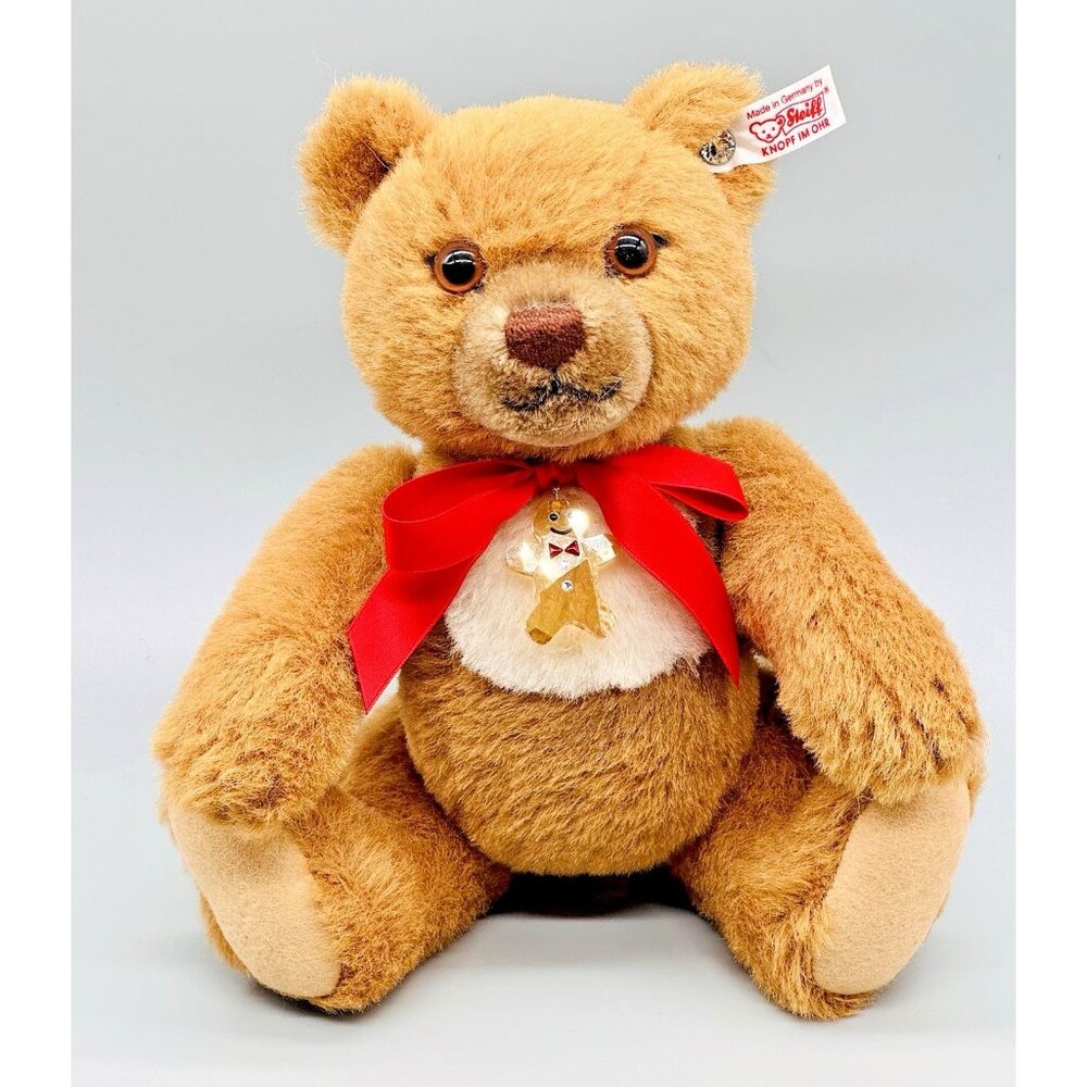 Steiff Cookie Holiday Bear‎ 2012 Swarovski Gingerbread 682254 10 inch LE of 1500
